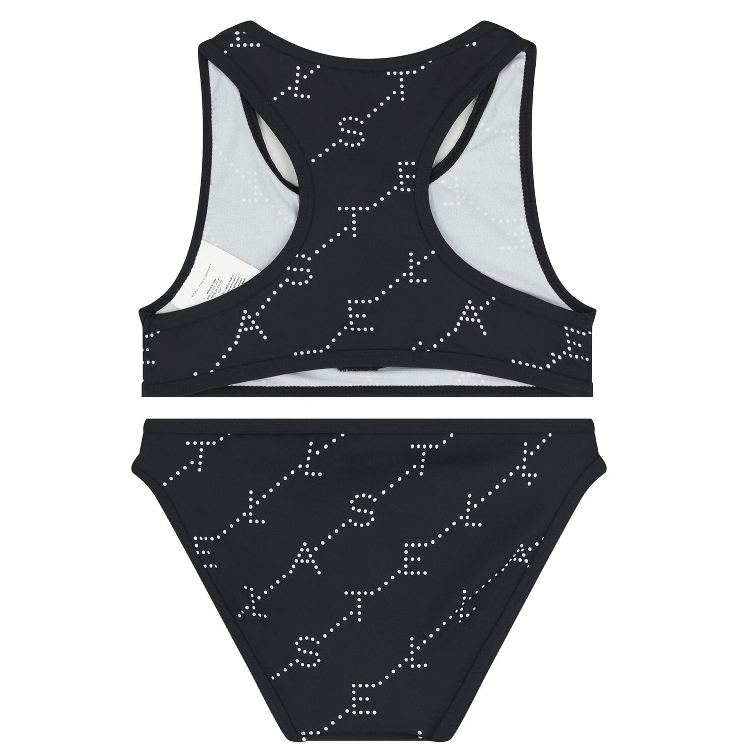 بيكيني باللونين الأبيض و الأسود للبنات, 1, hi-res