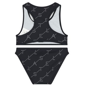 بيكيني باللونين الأبيض و الأسود للبنات