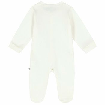 Ivory & Gold Logo Babygrow