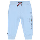 بدلة رياضية بالشعار باللون الأزرق للأولاد, 3, hi-res