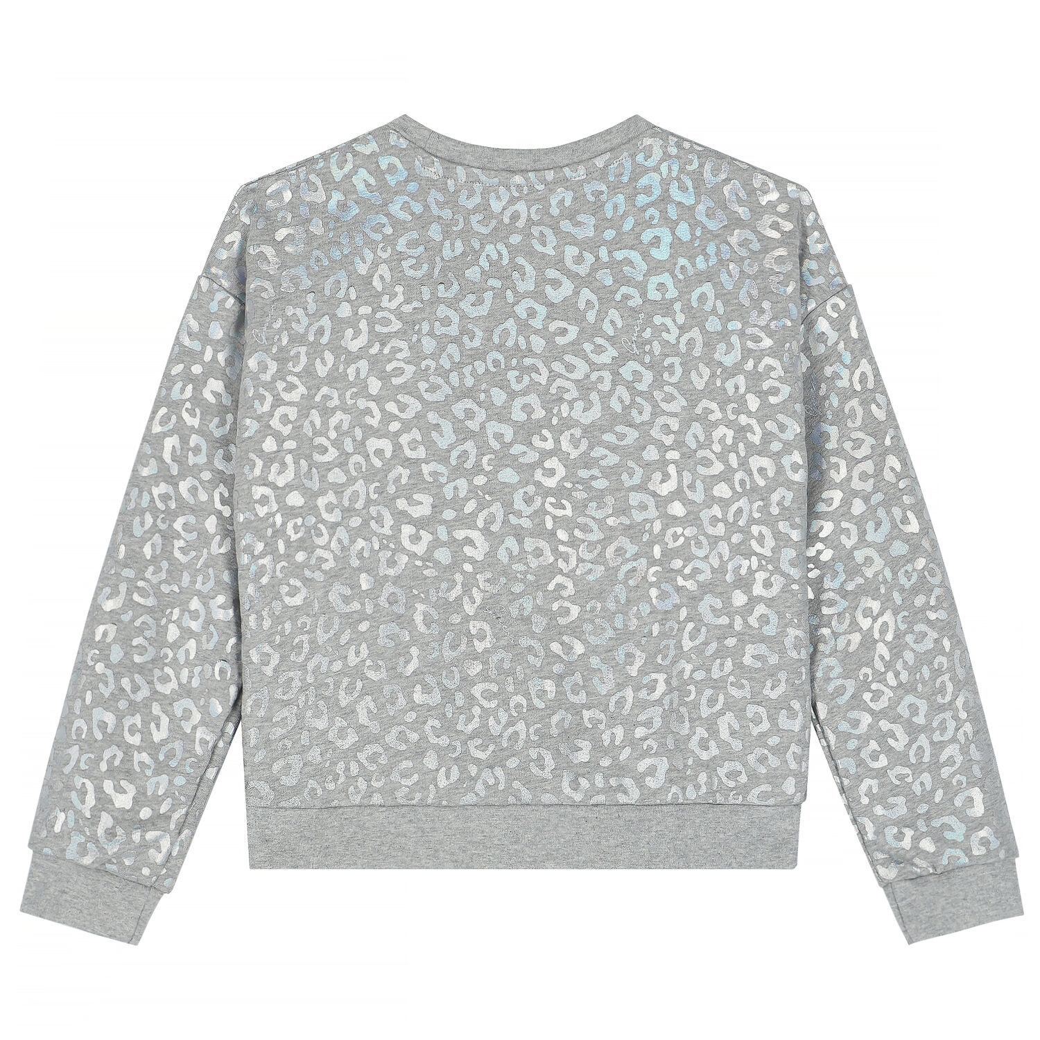 Girls Grey Logo Sweatshirt, 1, hi-res