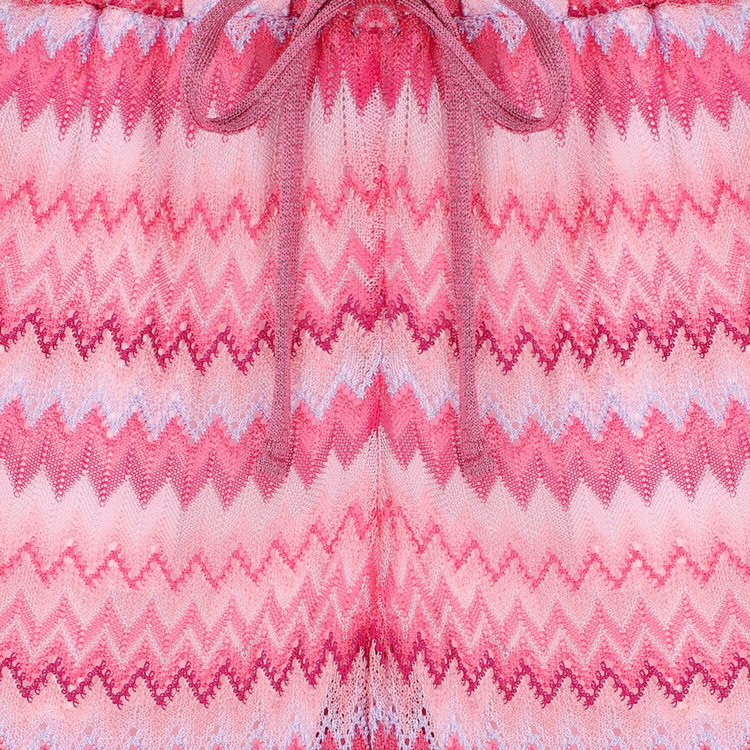 شورت بطيات باللون الزهري للبنات, 1, hi-res