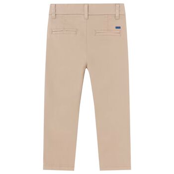 Younger Boys Beige Chino Trousers