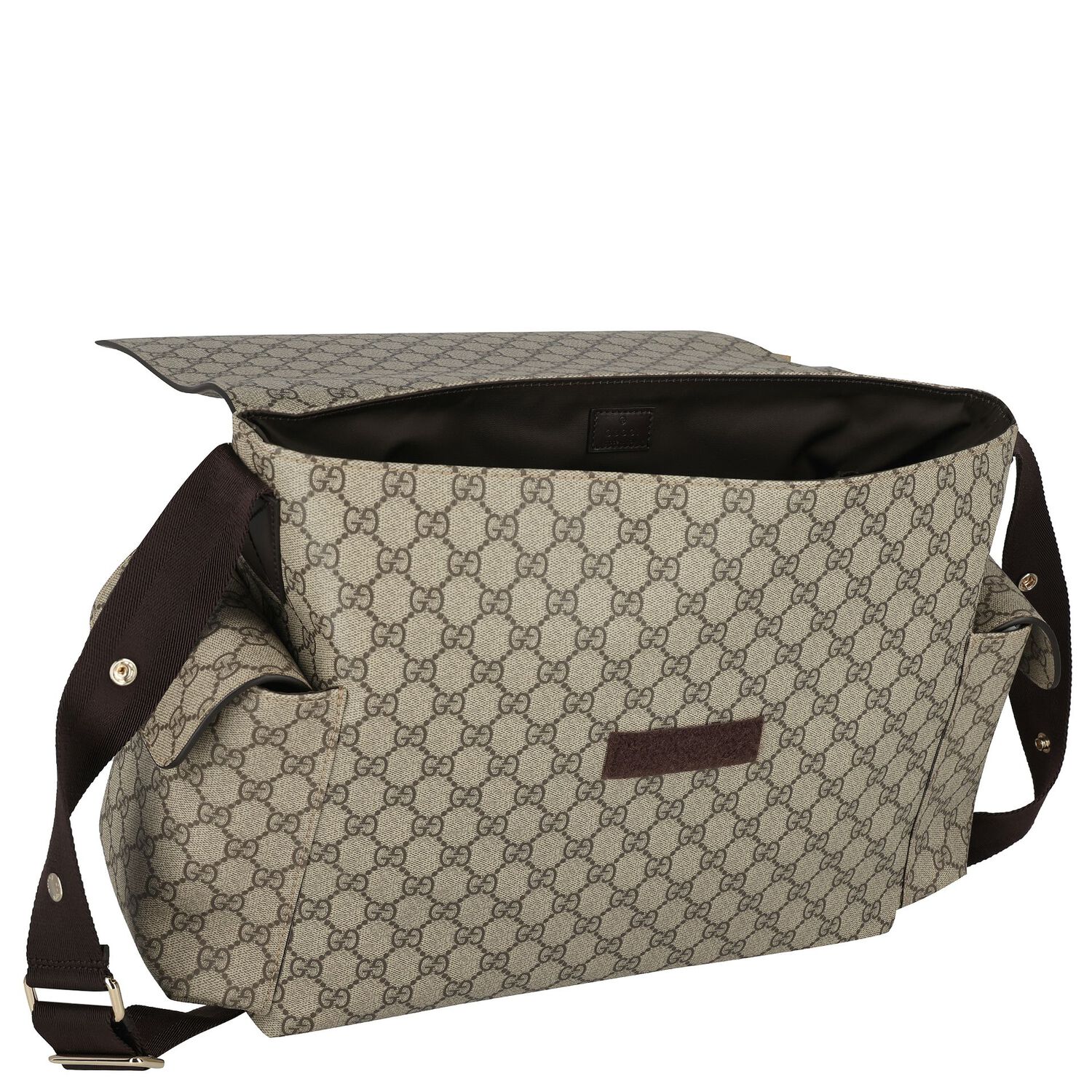 Brown GG Supreme Baby Changing Bag, 1, hi-res
