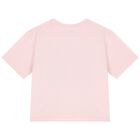 Girls Pink Daisy T-Shirt, 1, hi-res