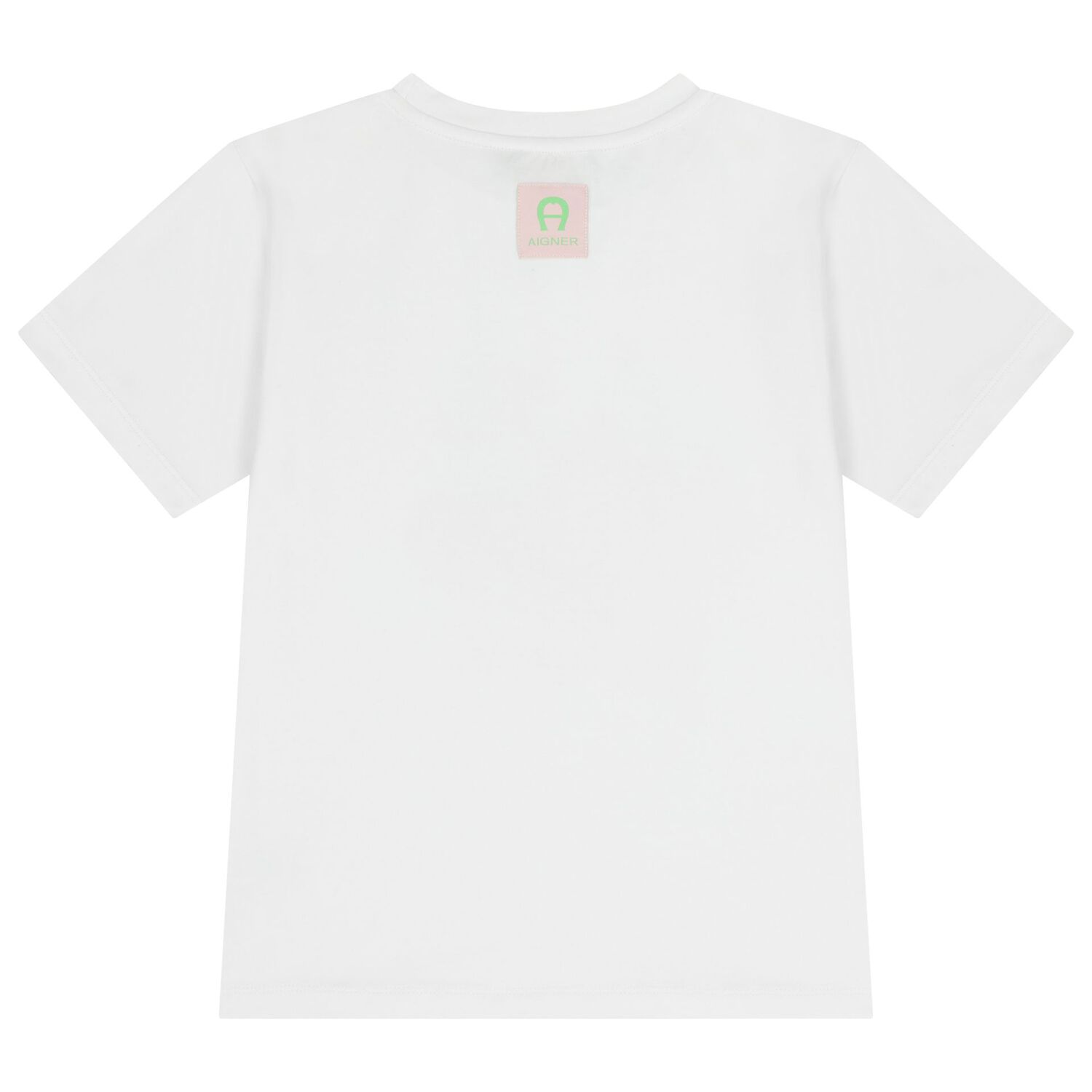 Girls White Logo T-Shirt, 1, hi-res