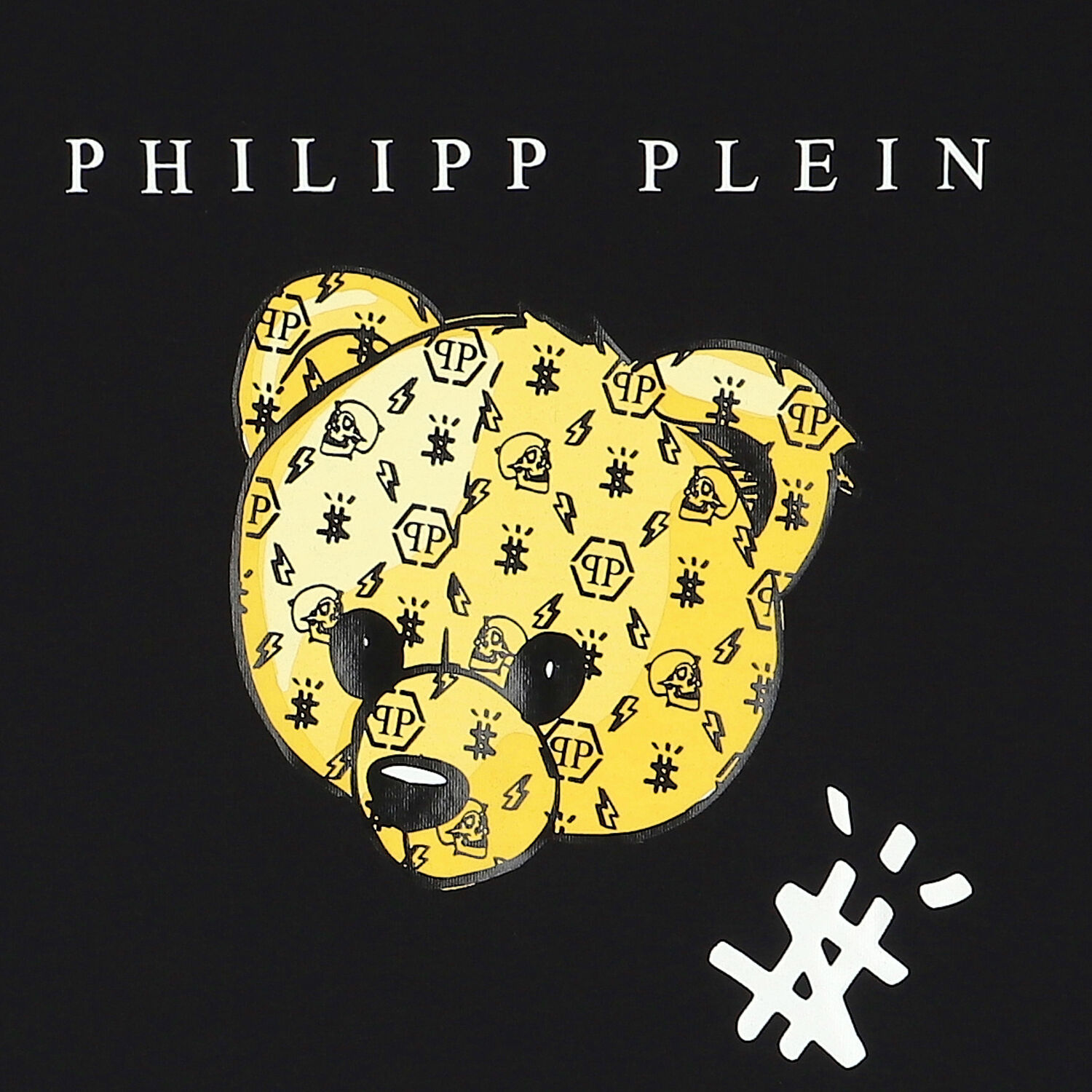 تيشيرت أولاد بالشعار باللون الأسود, 1, hi-res