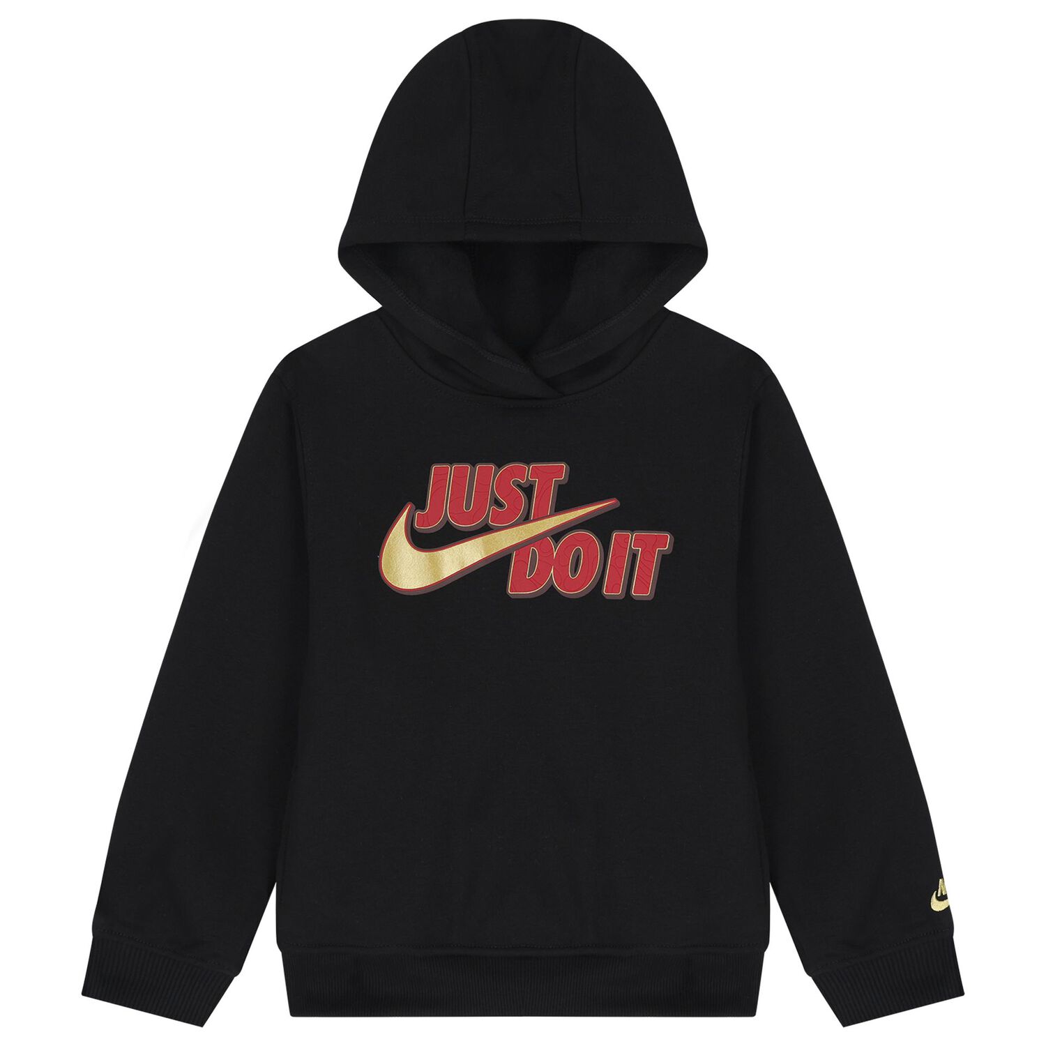 Boys Black Logo Tracksuit, 1, hi-res