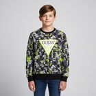 سويت شيرت رمادي بشعار للأولاد, 3, hi-res