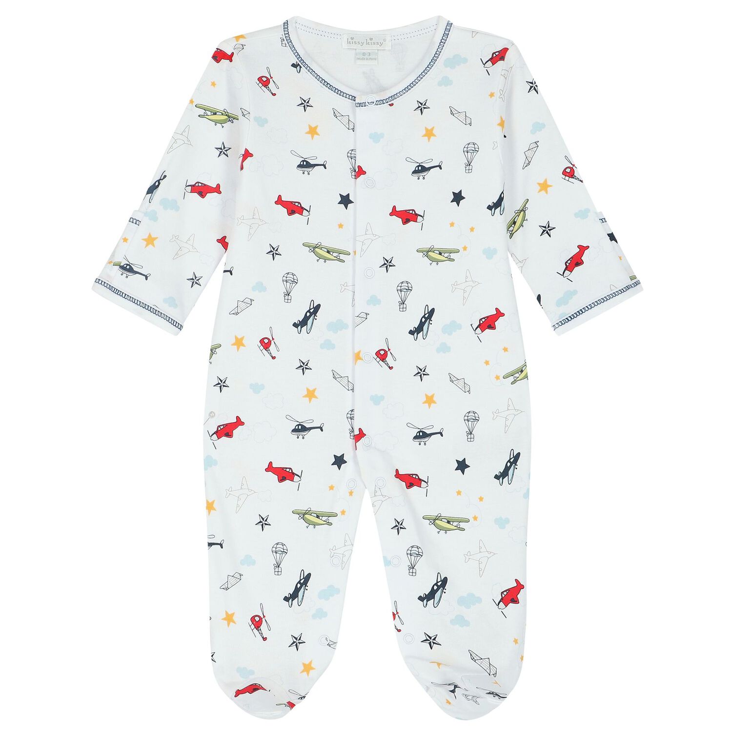 Baby Boys White Airplane Babygrow Gift Set, 1, hi-res image number null