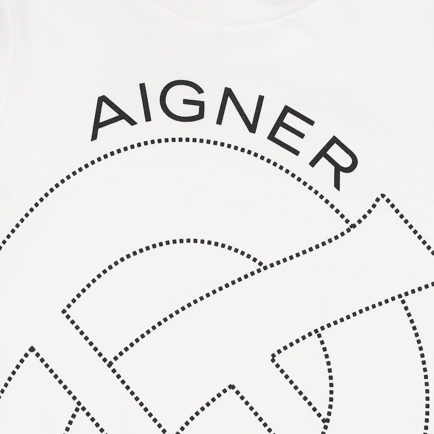 Younger Boys White Logo T-Shirt, 1, hi-res