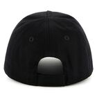 Baby Boys Black Logo Cap, 1, hi-res