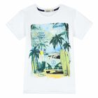 Boys White Graphic T-Shirt, 1, hi-res