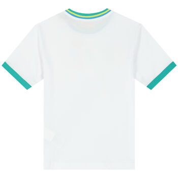 Boys White Logo T-Shirt