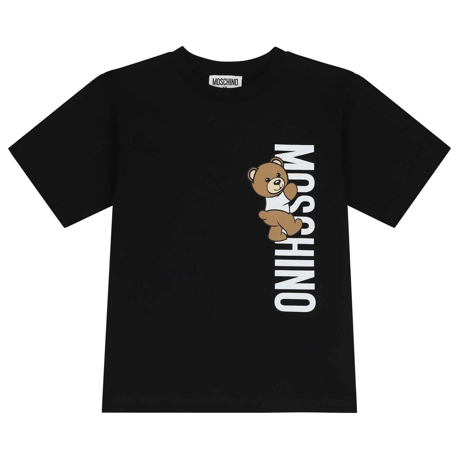 Black Teddy Bear Logo T-Shirt, 5, hi-res