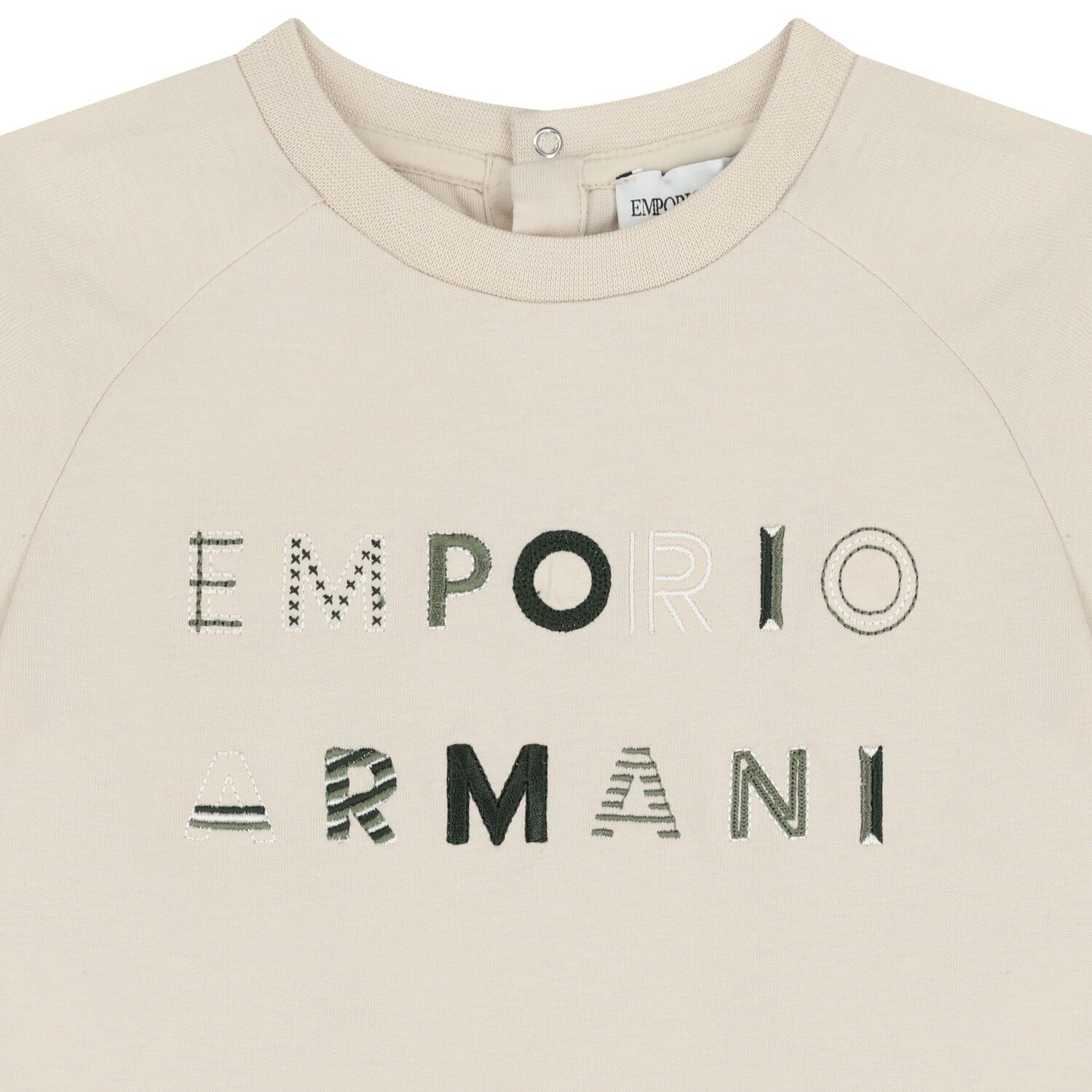 قميص بيج بشعار للأولاد الصغار, 1, hi-res