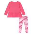 طقم ليغنز بنات بالشعار باللون الوردي , 1, hi-res