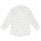 قميص بالشعار باللون الأبيض للأولاد , 1, hi-res