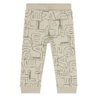 Younger Boys Beige & Black Tracksuit Set (3 Piece), 1, hi-res