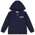 Navy Blue Teddy Bear Logo Tracksuit, 2, hi-res