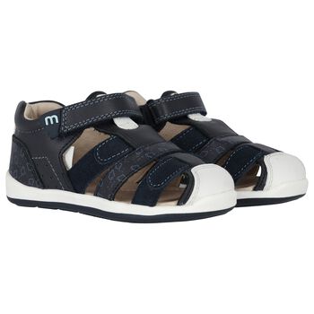 Younger Boys Navy Blue Sandals