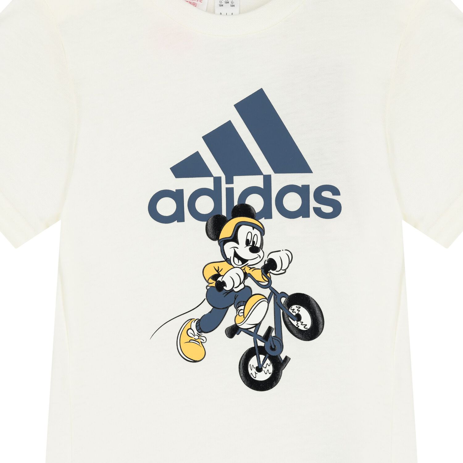 Ivory & Red Mickey Mouse Logo Shorts Set, 2, hi-res