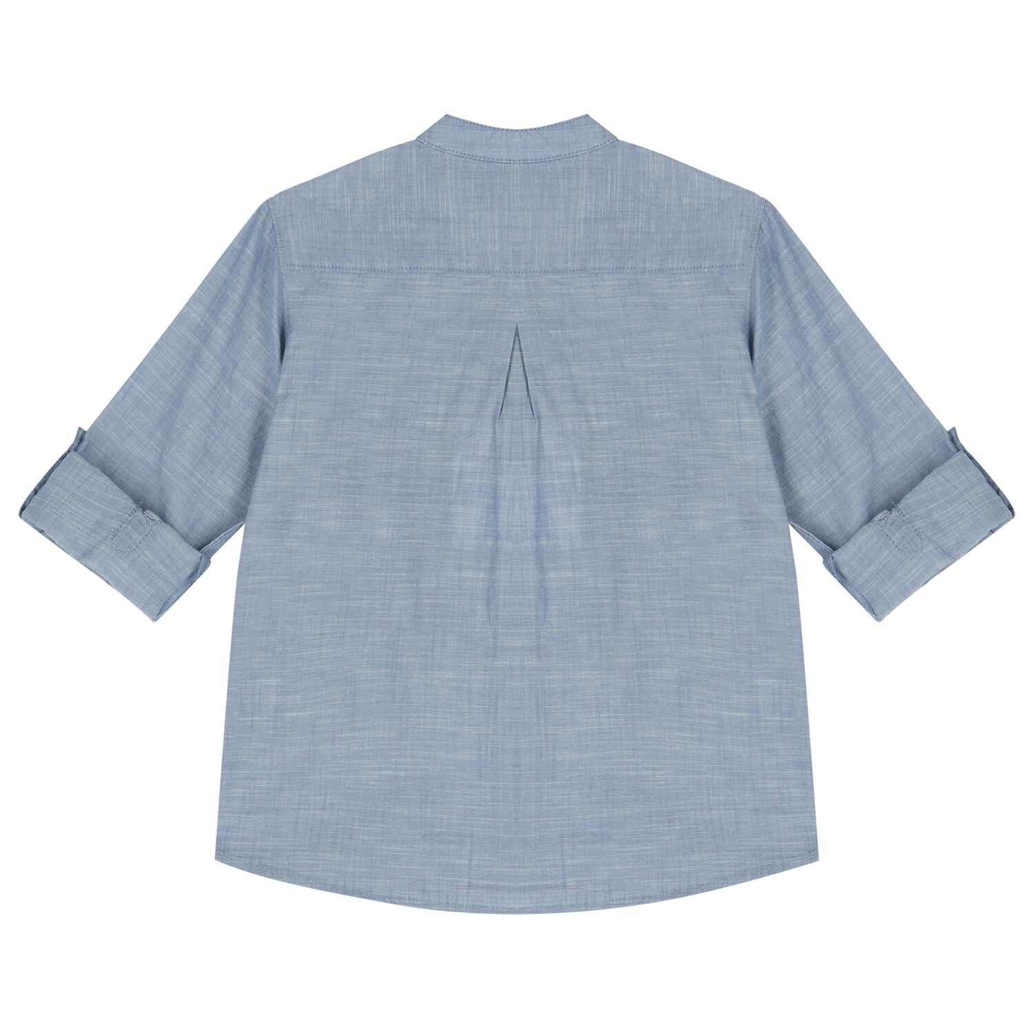 طقم أولاد شورت باللون العاجي والأزرق, 1, hi-res