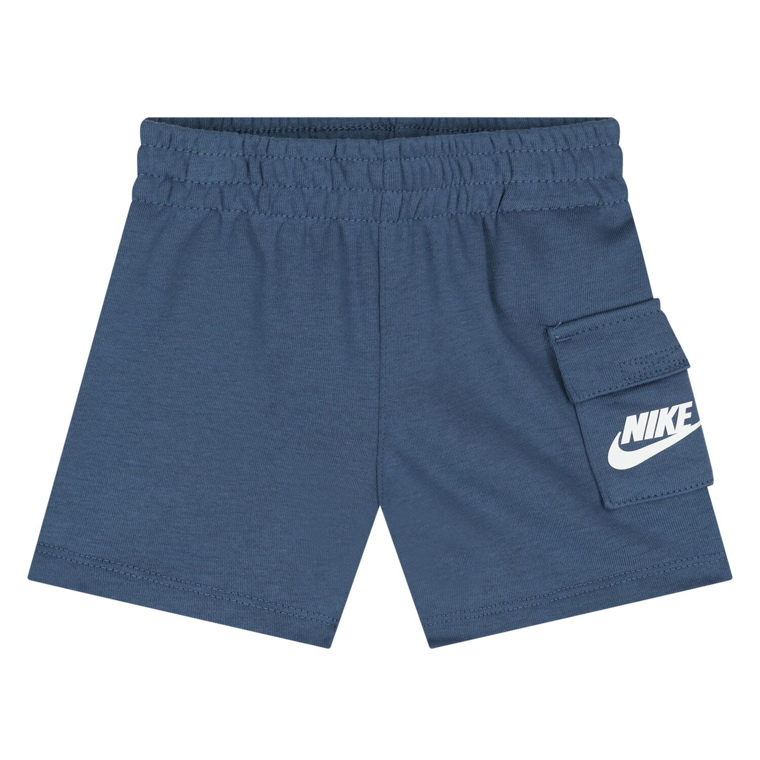 Younger Boys Blue Logo Shorts Set, 1, hi-res