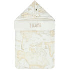 مدس بطبعة خريطة باللون البيج والعاجي, 1, hi-res