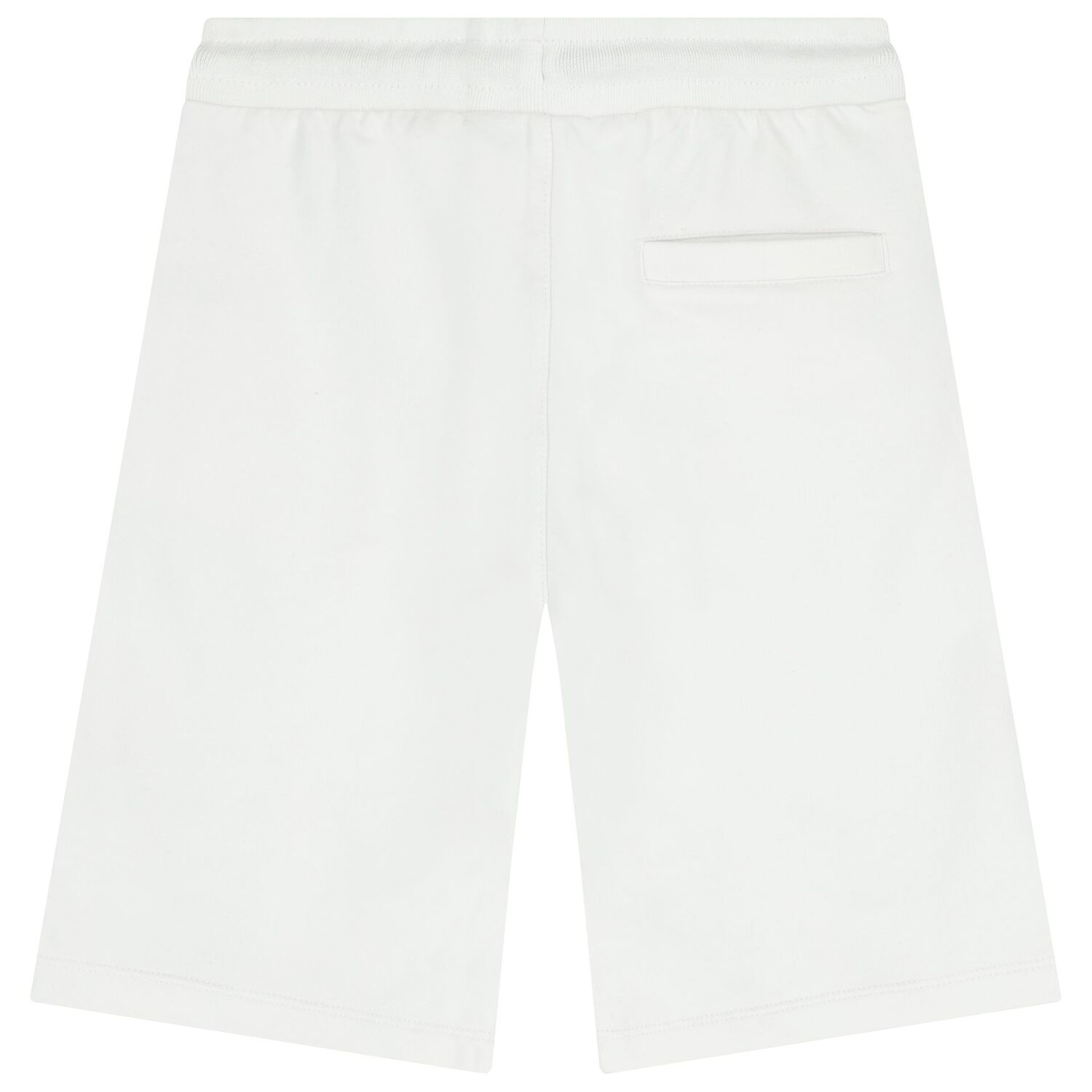 Boys White Logo Shorts, 2, hi-res
