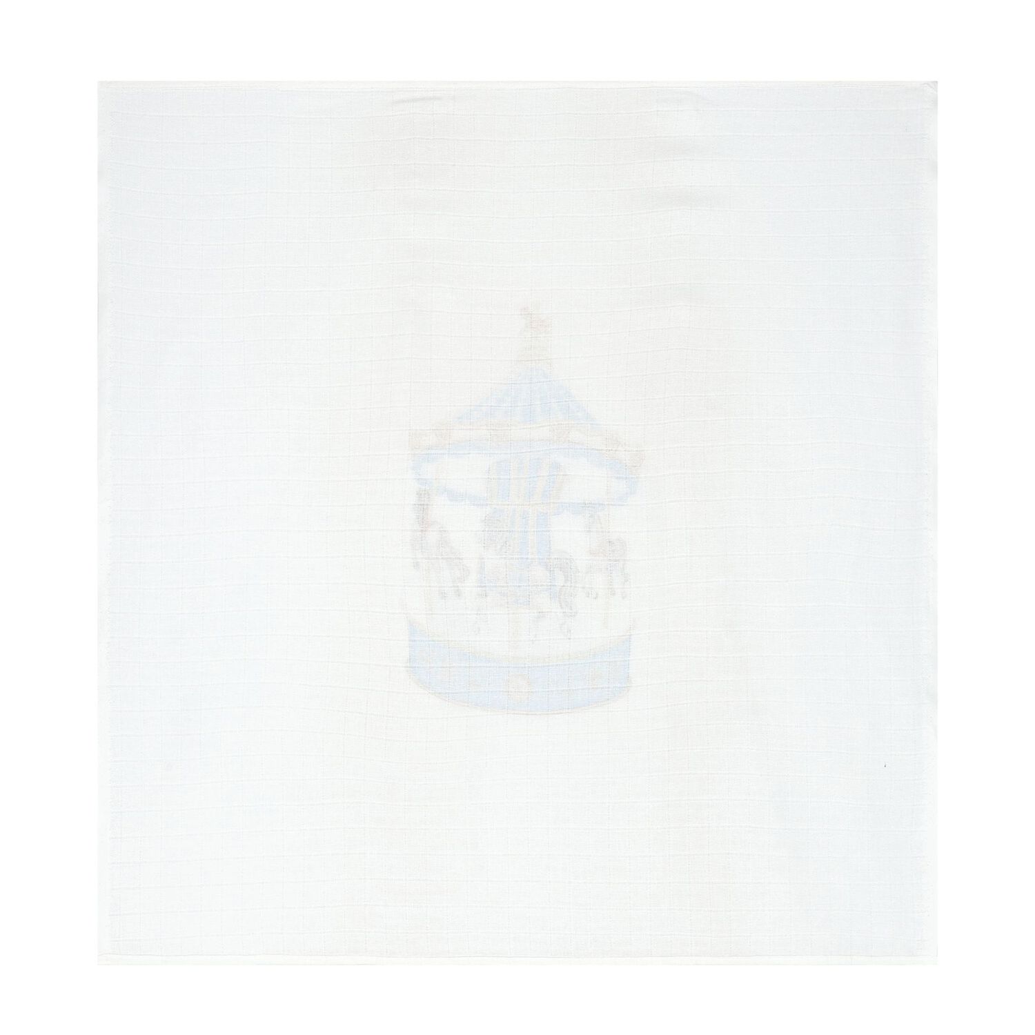 Baby Boys White, Beige & Blue Muslin Swaddles (3-Pack), 8, hi-res image number null