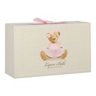 Baby Girls Pink Logo Babygrow, 1, hi-res