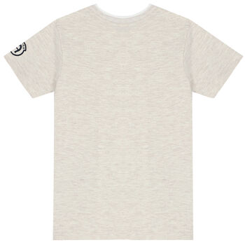 Boys Beige Logo T-Shirt