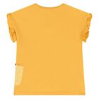 طقم بنات شورت باللون الأصفر والأبيض ( 4 قطع), 1, hi-res