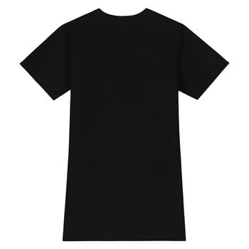 Girls Black Logo Dress