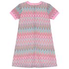 فستان بنات دانتيل باللون  الأزرق الأكوا والوردي, 1, hi-res