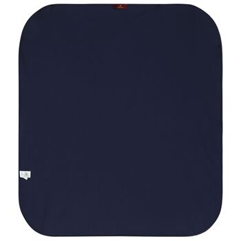 Baby Boys Navy & Gold Logo Blanket