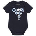 Baby Boys Navy Blue & Blue Logo Gift Set, 3, hi-res