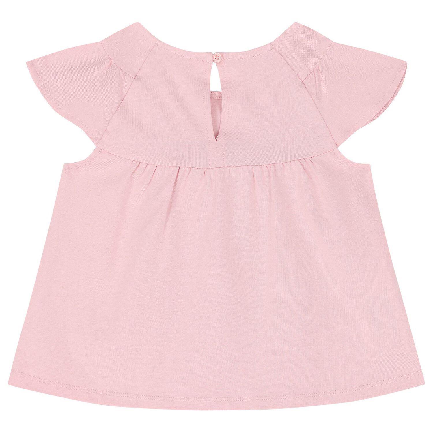 طقم شورت بنات باللون الابيض والوردى (2 قطعه), 1, hi-res image number null