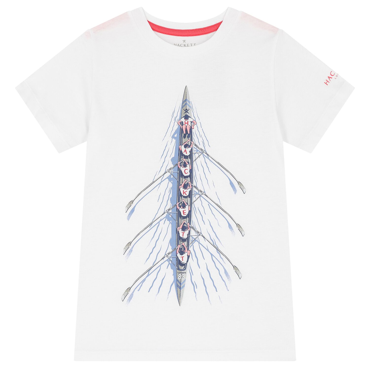 Boys White Logo T-Shirt, 1, hi-res