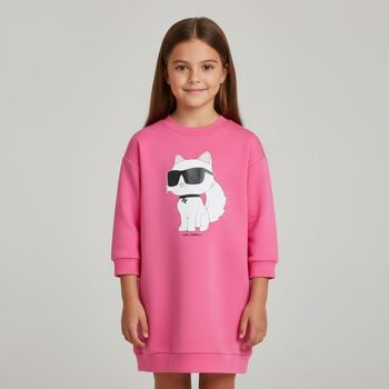 Younger Girls Pink Choupette Dress
