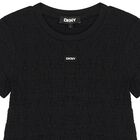 Girls Black Logo T-Shirt, 1, hi-res