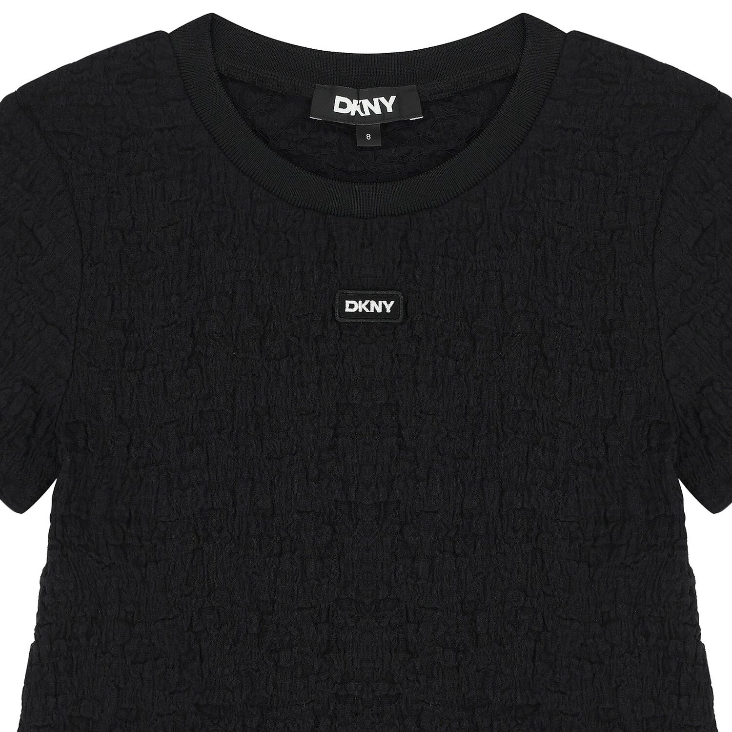 Girls Black Logo T-Shirt, 1, hi-res