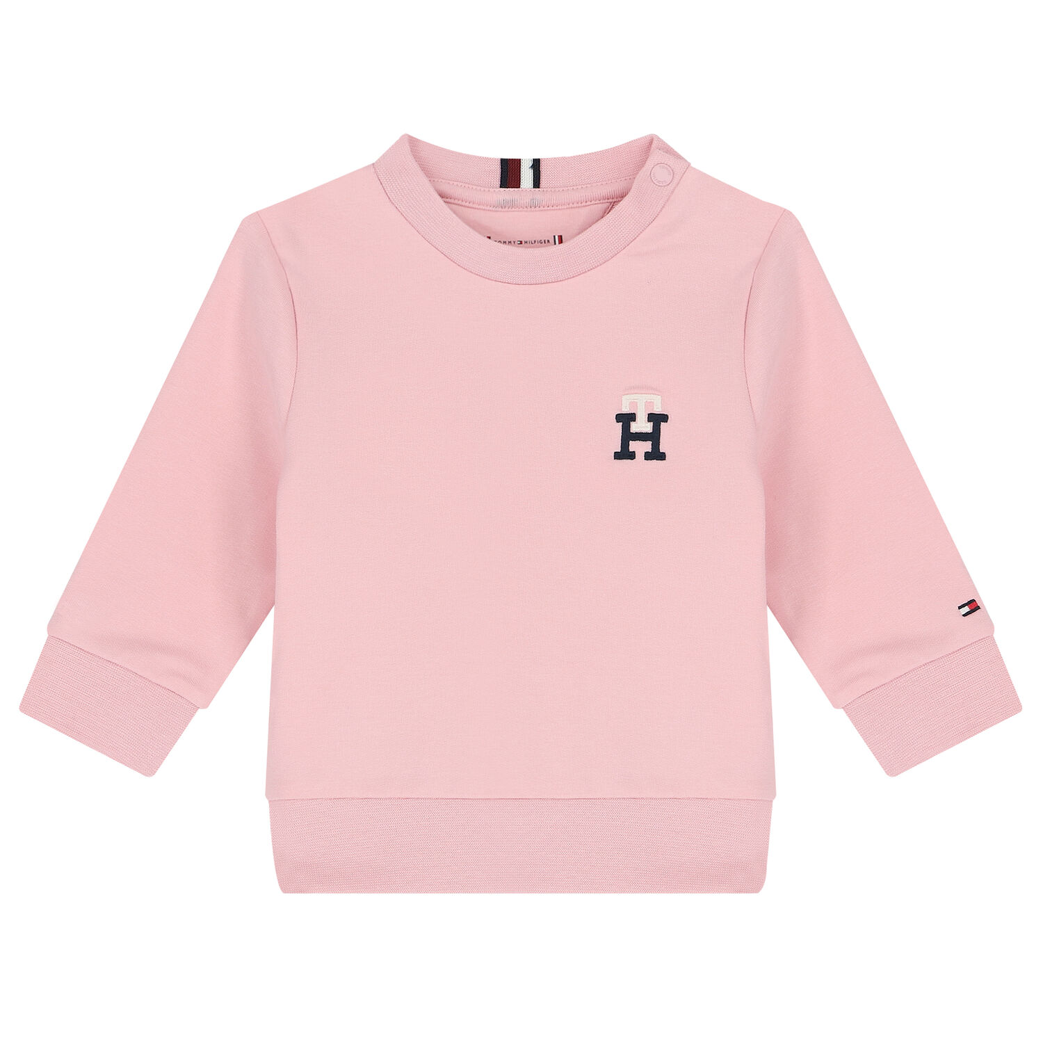 Baby Girls Pink Logo 3-Piece Tracksuit, 3, hi-res