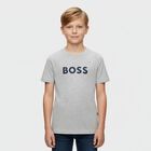 Boys Grey Logo T-Shirt, 4, hi-res