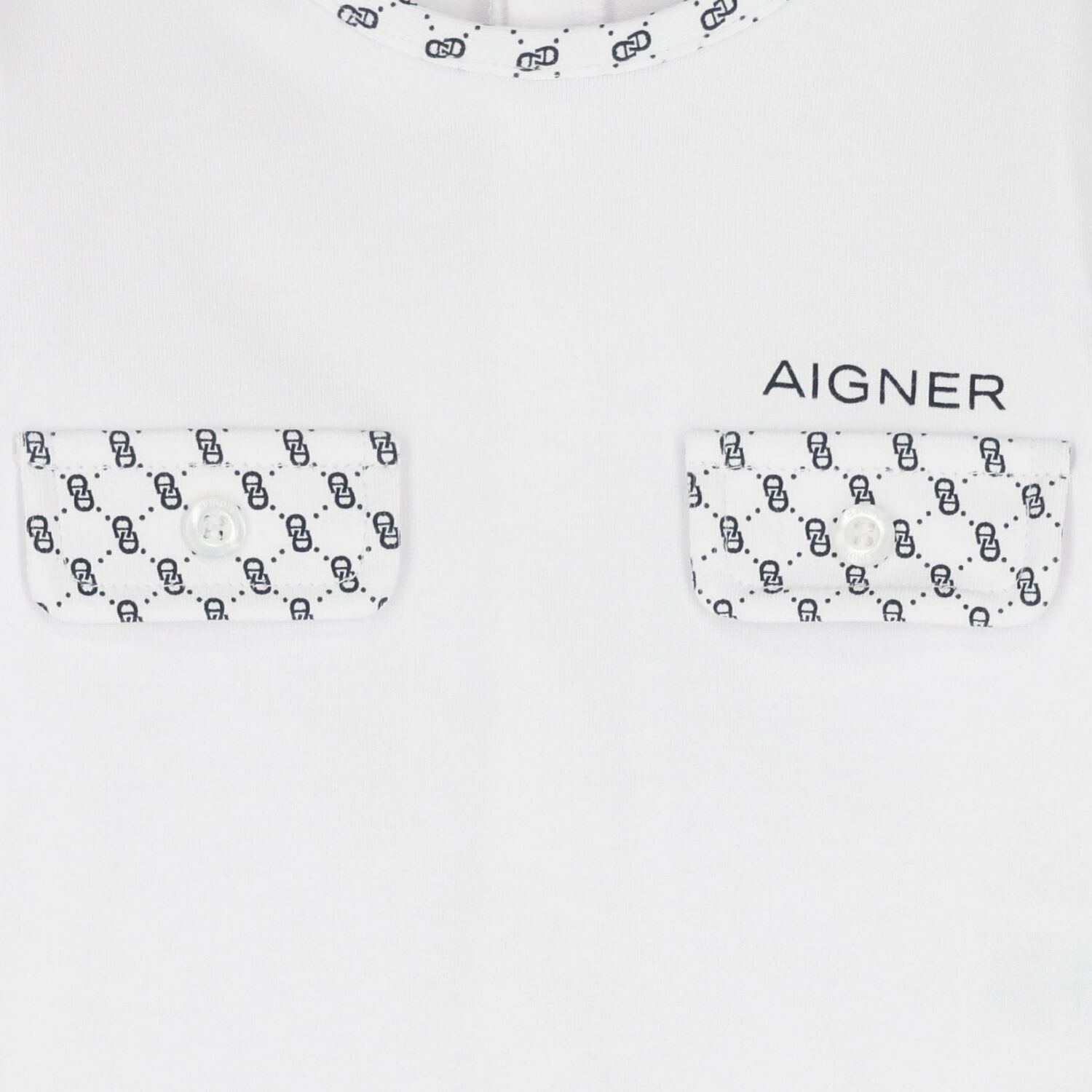 Baby Boys White & Navy Blue Logo Babygrow Gift Set, 1, hi-res
