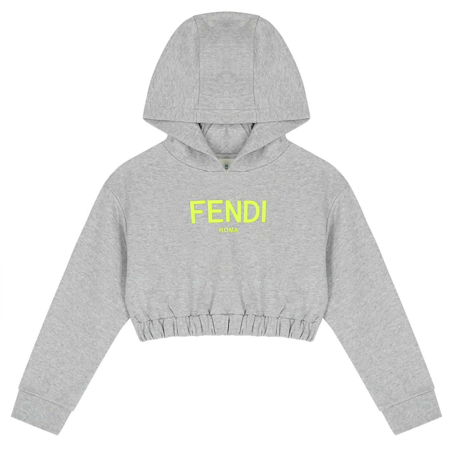 Girls Grey Logo Hooded Top, 1, hi-res image number null