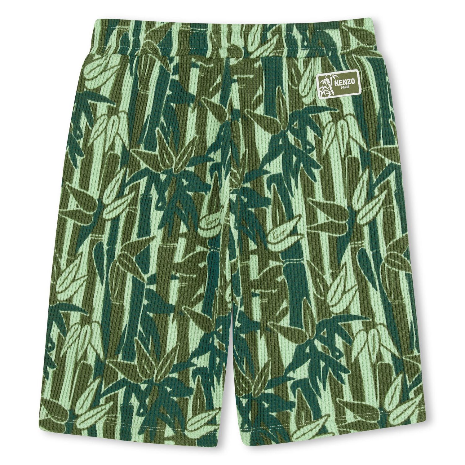 Boys Green Bamboo Shorts, 1, hi-res