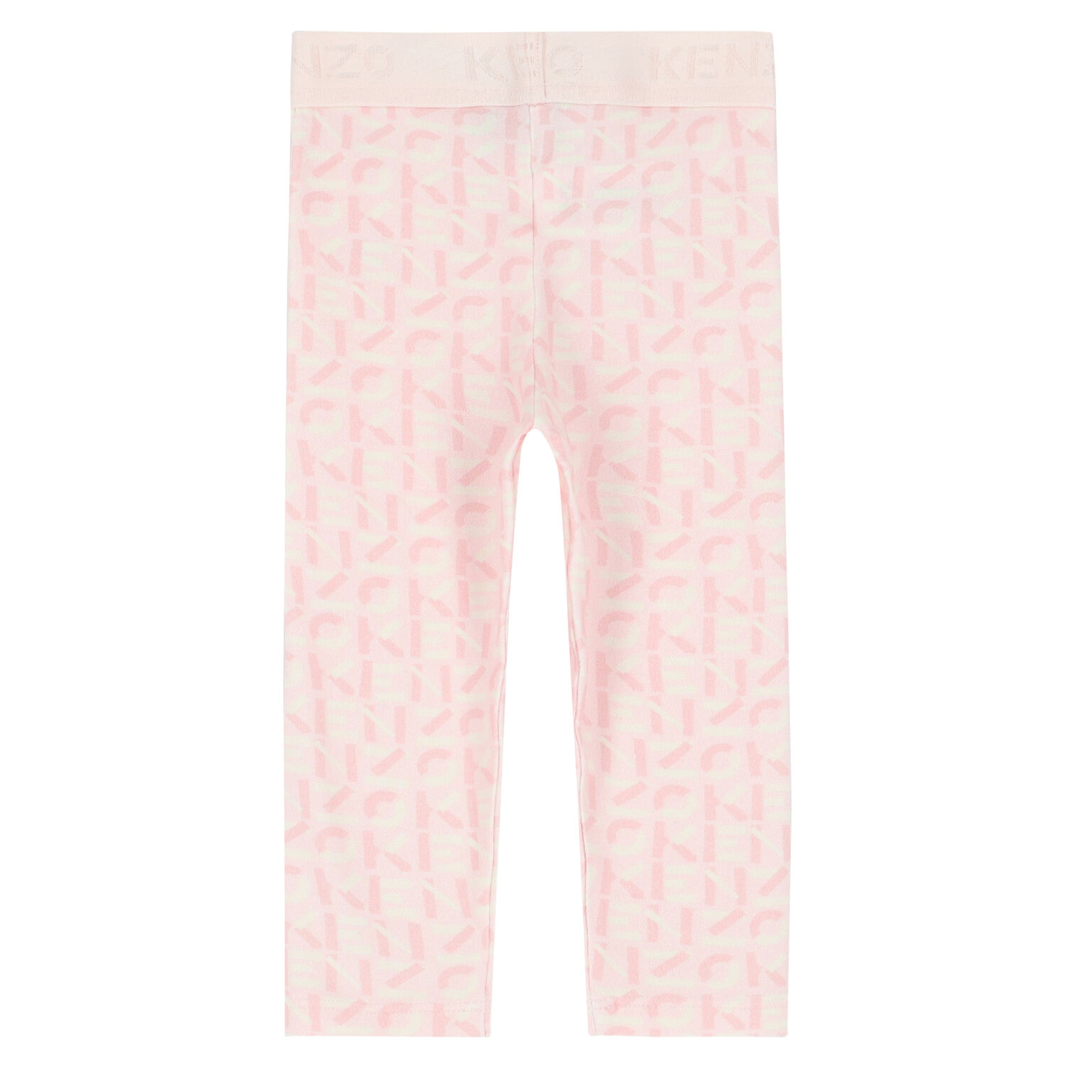 Younger Girls Pink Logo Leggings, 1, hi-res image number null