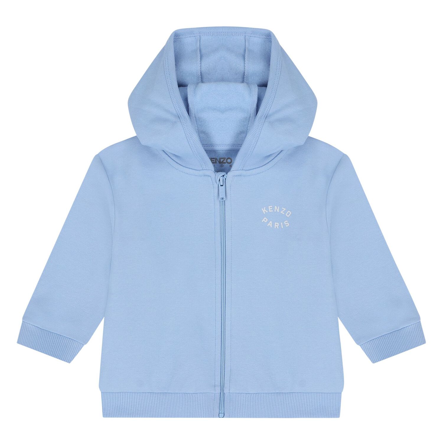 Baby Boys Blue & White Elephant Logo Tracksuit Set, 2, hi-res